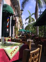 View from a Plaza Machado cafe