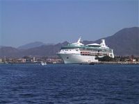 Cruise Ship in Puerto Vallarta Harbor